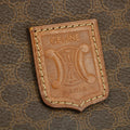 Celine Macadam Triomphe Brown Leather Mini Crossbody Bag #5754 by Bolt Boutique