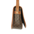 Celine Macadam Triomphe Brown Leather Mini Crossbody Bag #5754 by Bolt Boutique