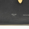 Celine Medium Leather Colorblock Pattern Multifunction Wallet Black #3594 by Bolt Boutique