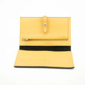 Celine Medium Leather Colorblock Pattern Multifunction Wallet Black #3594 by Bolt Boutique