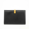 Celine Medium Leather Colorblock Pattern Multifunction Wallet Black #3594 by Bolt Boutique