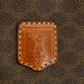 Celine Paris Brown Macadam Wristlet Clutch #2999 by Bolt Boutique