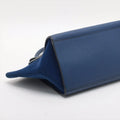 Celine Trapeze Leather & Suede 2 Way Handbag Blue #3266 by Bolt Boutique