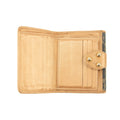 Celine Triomphe Canvas Beige x Blue Demin Compact Wallet #3950 by Bolt Boutique