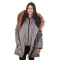Celsius Women's Faux Fur Hooded Biker Style Puffy Coat by DailySale