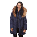 Celsius Women's Faux Fur Hooded Biker Style Puffy Coat by DailySale