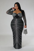 Center Of Envy Plus Size Dress by Fasheabe
