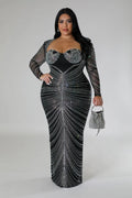 Center Of Envy Plus Size Dress by Fasheabe