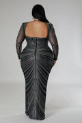 Center Of Envy Plus Size Dress by Fasheabe