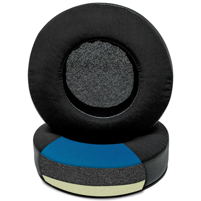 CentralSound Cooling Gel + Memory Foam Premium Replacement Ear Pad Cushions Universal Round 100mm by CentralSound