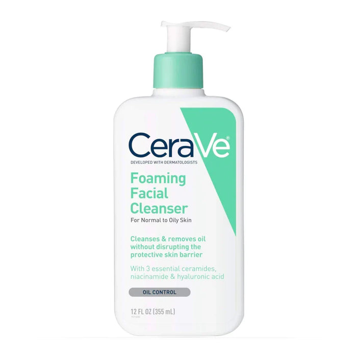 CeraVe Foaming Facial Cleanser, Liquid, 12 oz by Pasteur Pharmacy