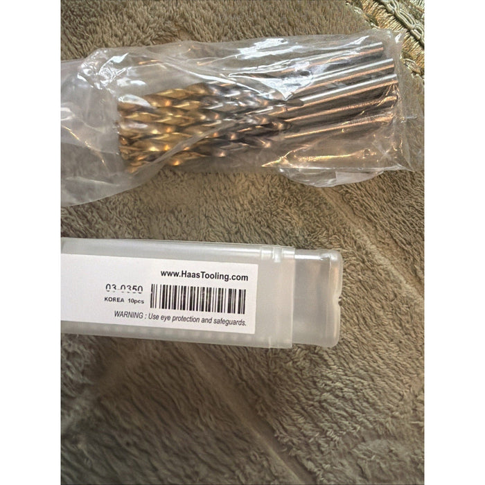 Haas 7/32" HSS Jobber Drill Bits 03-0350 – Set of 10 by Price Is Right Miami