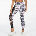 Ideology Printed Mesh-Trimmed Ankle Leggings, Size XL by Vanessa Jane