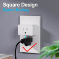 2-Pack: WiFi Smart Plug – 15A, Timer & App Control, Works with Alexa & Google Home by DailySale