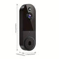 1080P HD Smart Doorbell Camera with AI Detection & Night Vision by DailySale