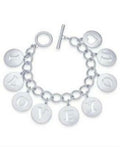 Holiday Lane I Love You Charm Bracelet Silver Tone by Vanessa Jane