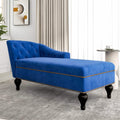 Chaise Lounge Indoor Chair Tufted Fabric, Sleeper Lounge Sofa by DailySale