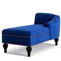 Chaise Lounge Indoor Chair Tufted Fabric, Sleeper Lounge Sofa by DailySale