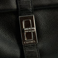 Chanel 2.55 Rare Caviar Skin Black Chain Shoulder Bag 8 Series #2683 by Bolt Boutique
