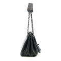 Chanel 2.55 Rare Caviar Skin Black Chain Shoulder Bag 8 Series #2683 by Bolt Boutique