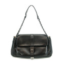 Chanel 2.55 Rare Caviar Skin Black Chain Shoulder Bag 8 Series #2683 by Bolt Boutique
