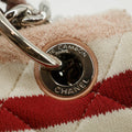 Chanel 2Way Cotton Rope Flap Bag Quilted Striped Jersey Medium 26 Series #2667 by Bolt Boutique