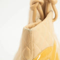 Chanel Beige Lambskin Quilted Cambon Ligne Shoulder Bag 10 Series #3970 by Bolt Boutique