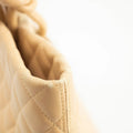 Chanel Beige Lambskin Quilted Cambon Ligne Shoulder Bag 10 Series #3970 by Bolt Boutique