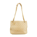 Chanel Beige Timeless Matelasse Lambskin Shoulder Bag #3303 by Bolt Boutique
