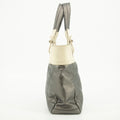 Chanel Bicolor Paris-Biarritz PM Quilted Grey Tote Bag #2334 by Bolt Boutique