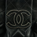 Chanel Black Calfskin Sloane Square Tote 3D Quilted Tote Bag #2707 by Bolt Boutique