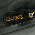 Chanel Black Caviar Skin Logo LAX Embroidered Shoulder Bag #3771 by Bolt Boutique