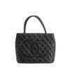 Chanel Black Caviar Skin Quilted Medallion Tote Bag 5 Series #3974