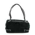 Chanel Black CC Coco Mark Suede One Shoulder Bag 10 Series #2819 by Bolt Boutique