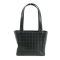 Chanel Black Lambskin Chocolate Bag Square Quilt Tote Bag #3455 by Bolt Boutique