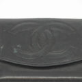 Chanel Black Lambskin Coco Mark Compact Wallet #3701 by Bolt Boutique