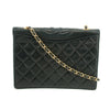 Chanel Black Lambskin Quilted Top Logo Shoulder Bag #4732