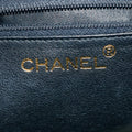 Chanel Black Lambskin Quilted Top Logo Shoulder Bag #4732 by Bolt Boutique