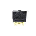 Chanel Black Leather Bifold Wallet by Bolt Boutique
