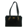 Chanel Black Nubuck Leather Chain Shoulder Bag 7 Series #2924 by Bolt Boutique