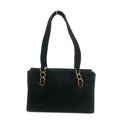 Chanel Black Nubuck Leather Chain Shoulder Bag 7 Series #2924 by Bolt Boutique