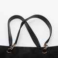 Chanel Black Nubuck Leather Wild Stitch Shoulder Bag Black Gold Metal Fittings 7 Series #2875 by Bolt Boutique