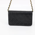 Chanel Black Quilted Lambskin Matelasse Mini Chain Bag by Bolt Boutique