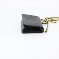 Chanel Black Quilted Lambskin Matelasse Mini Chain Bag by Bolt Boutique