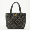 Chanel Black Wild Stitch Quilted Handbag Small #2554 by Bolt Boutique
