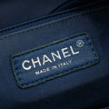 Chanel Blue Calfskin Perforated Up In the Air Shoulder Bag 17 Series #3757 by Bolt Boutique
