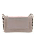 Chanel Boy 20 Limited Edition Reverso Glazed Iridescent Calfskin Shoulder Bag 16 Series #2889 by Bolt Boutique