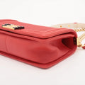 Chanel Boy 25 Flap Cube Embossed Red Leather Shoulder Bag 18 Series #2880 by Bolt Boutique