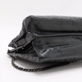 Chanel Boy Chanel Leather 2 Way Tote Bag Black Gunmetal Fittings 15 Series #3755 by Bolt Boutique