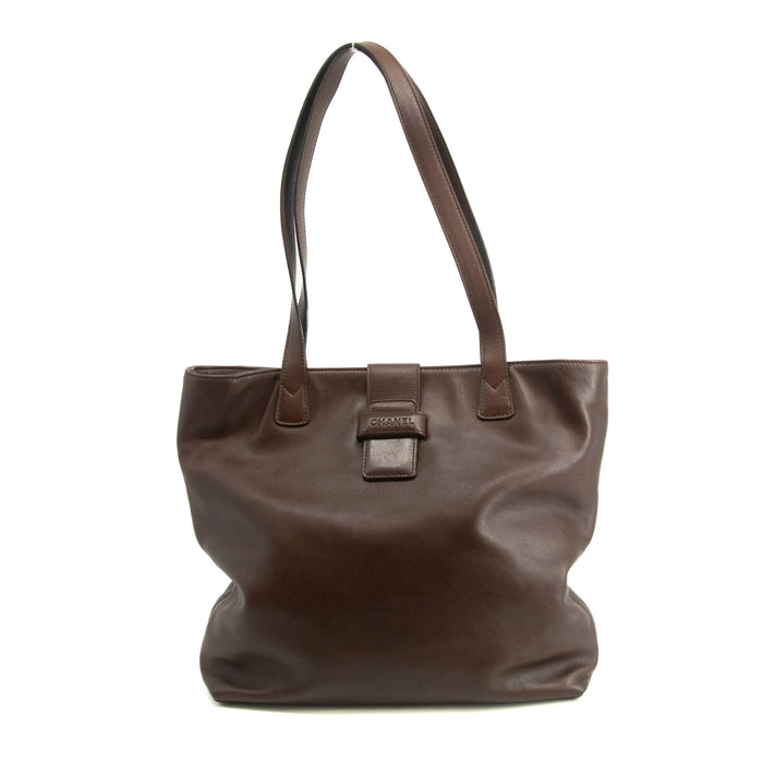 Chanel Brown Soft Leather Shoulder Bag 5 Series #3969 by Bolt Boutique